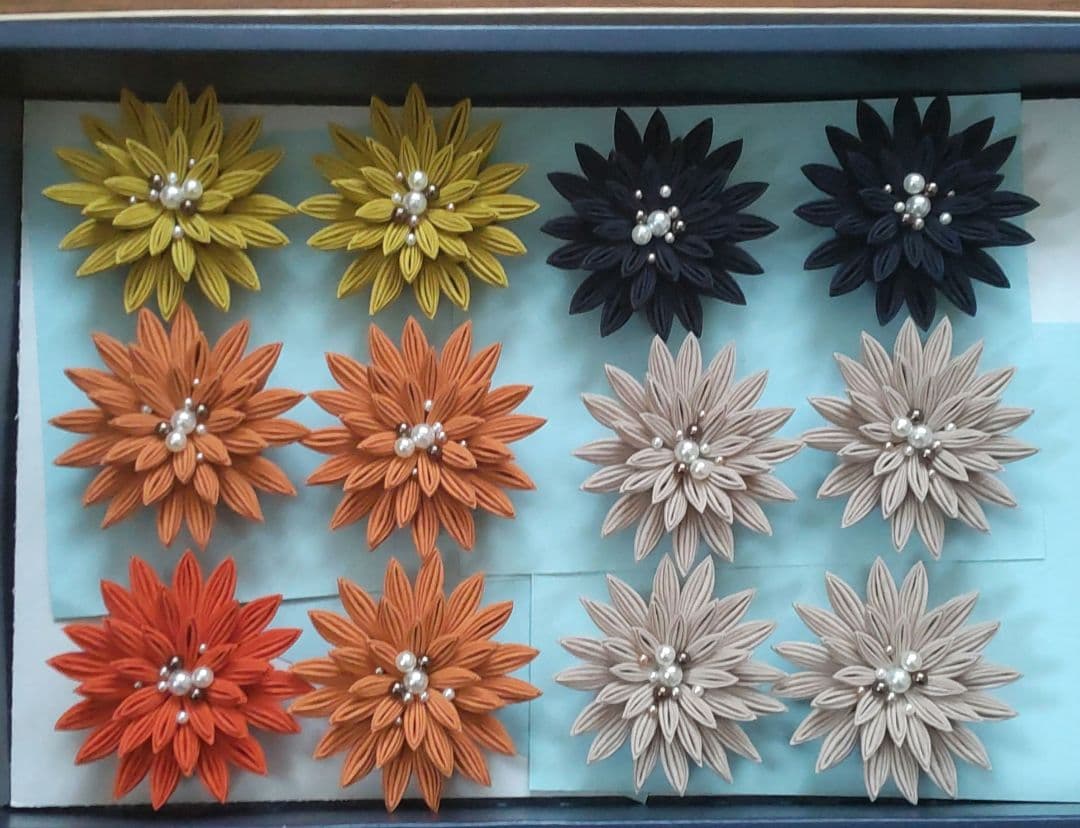 A-297 髪飾り つまみ細工 成人式 結婚式 卒業式 七五三 和装