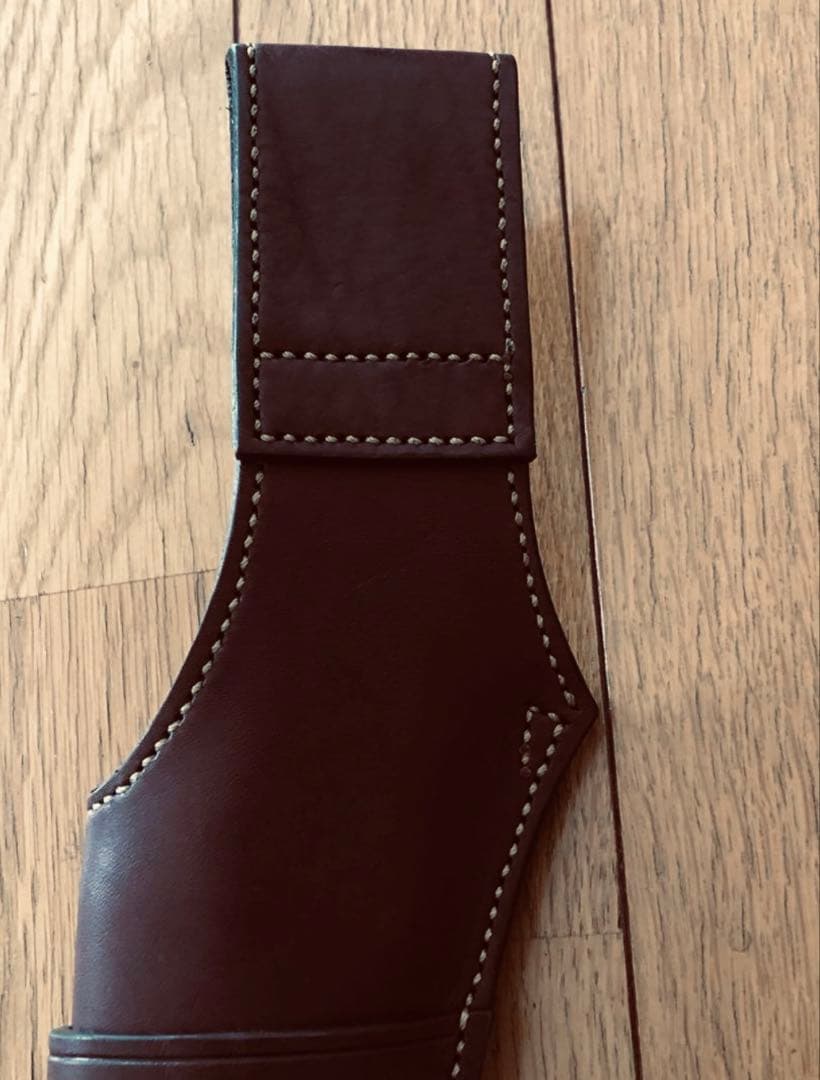 極美品 戦士の銃 コスモドラグーン ガンベルト 本革 HWS 真鍮スカルバックル