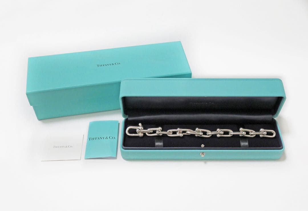 Tiffany ハードウェア ラージリンク ブレスレット 14コマ 箱・ケース