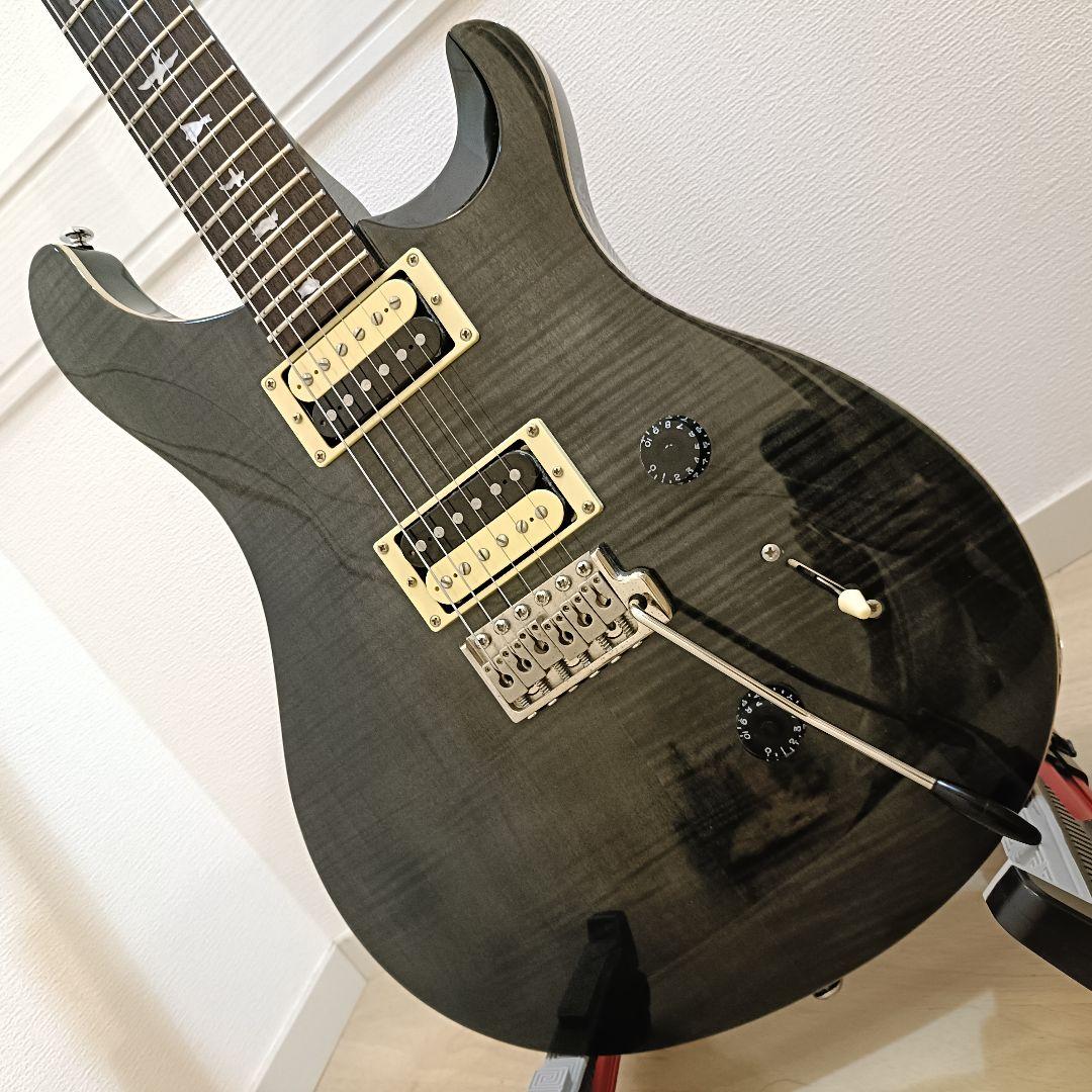 PRS SE CUSTOM 24 gray black メンテ済