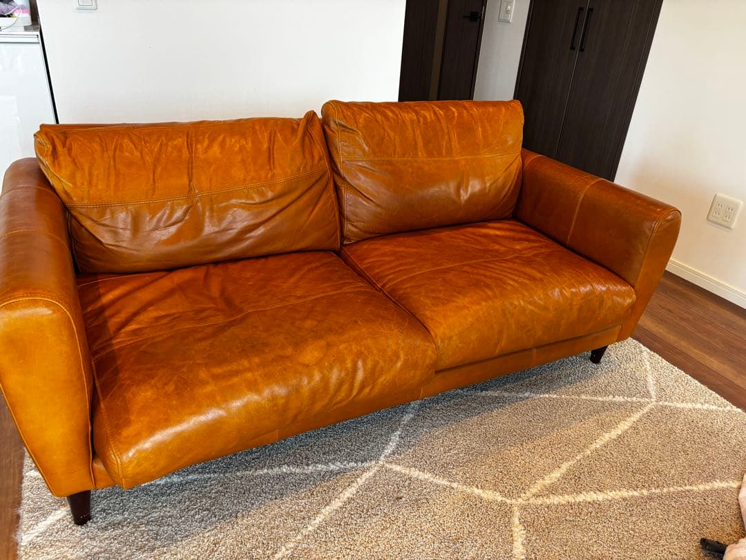 『定価36万円』offer9本革ソファ