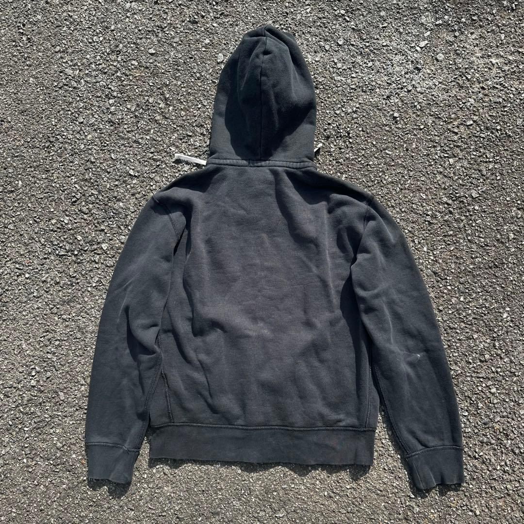 【シルバージップ】ラルフローレン　ジップアップパーカー　ブラック　Mサイズ