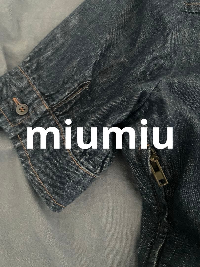 【miumiu】ミュウミュウ デニムワンピース サイズ42