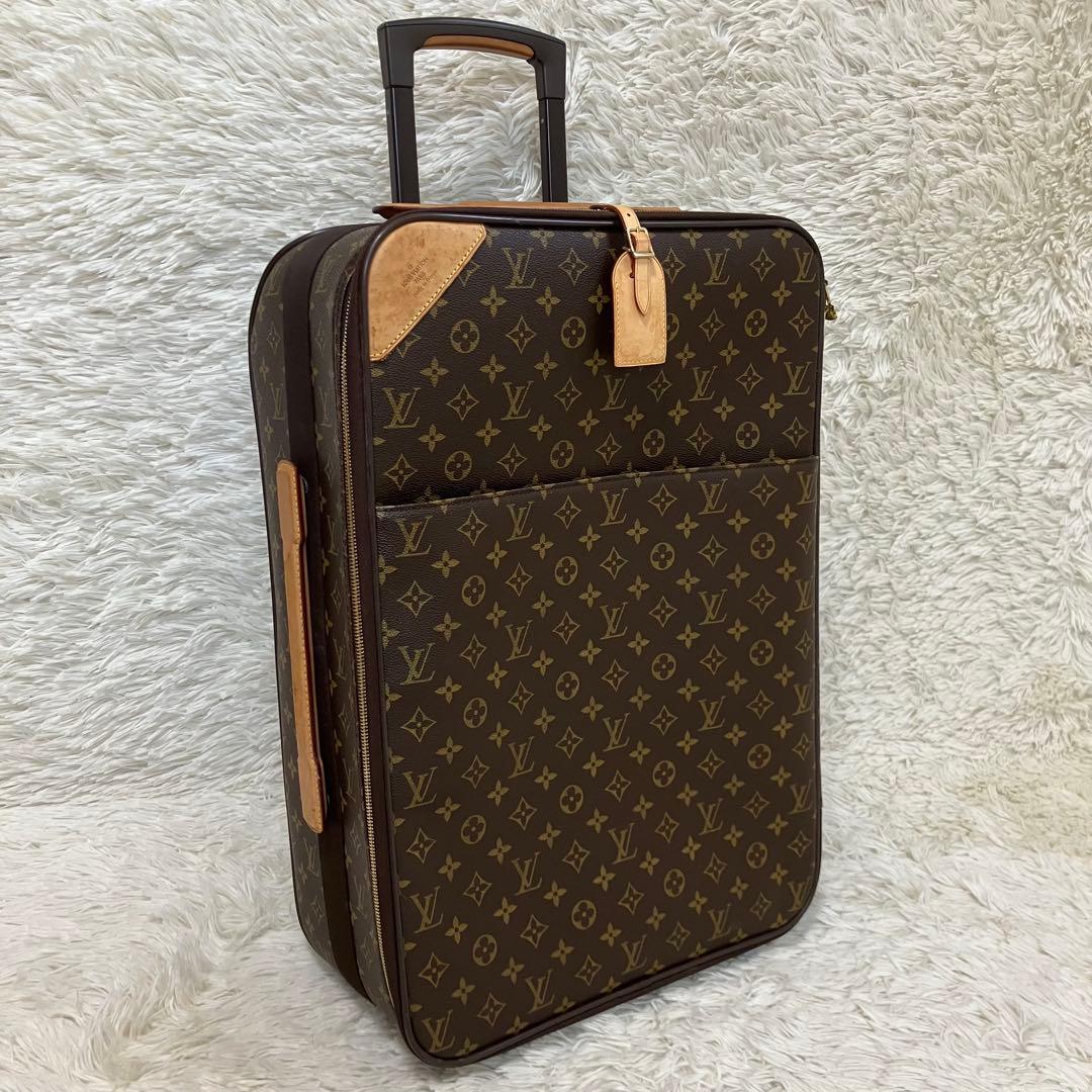 【美品】ヴィトン スーツケース ペガス60 モノグラム キャリーケース
