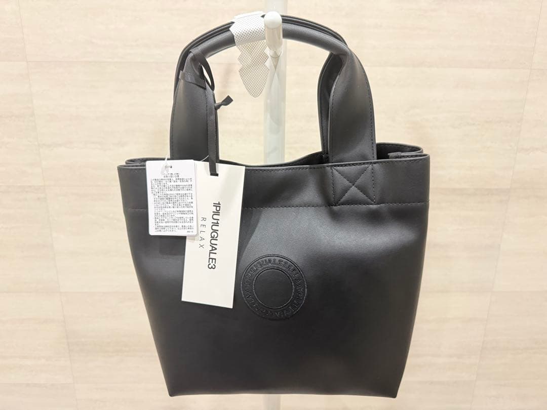 アルゴン様1PIU1UGUALE3RELAXサークルロゴハンドバッグトートバッグ