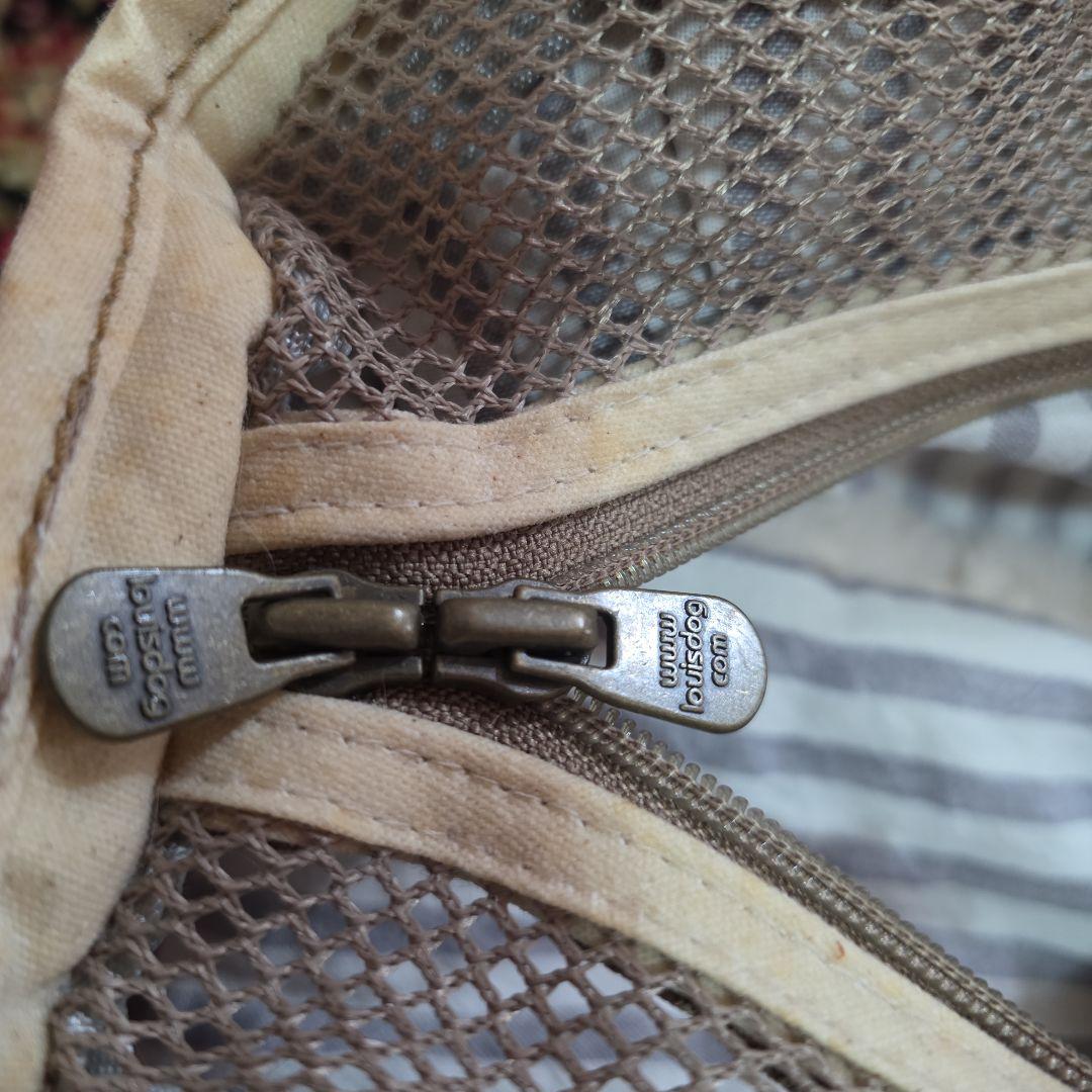 ✨希少LA発Louisdogファー付きペットキャリーバッグ ファーは取り外し可能