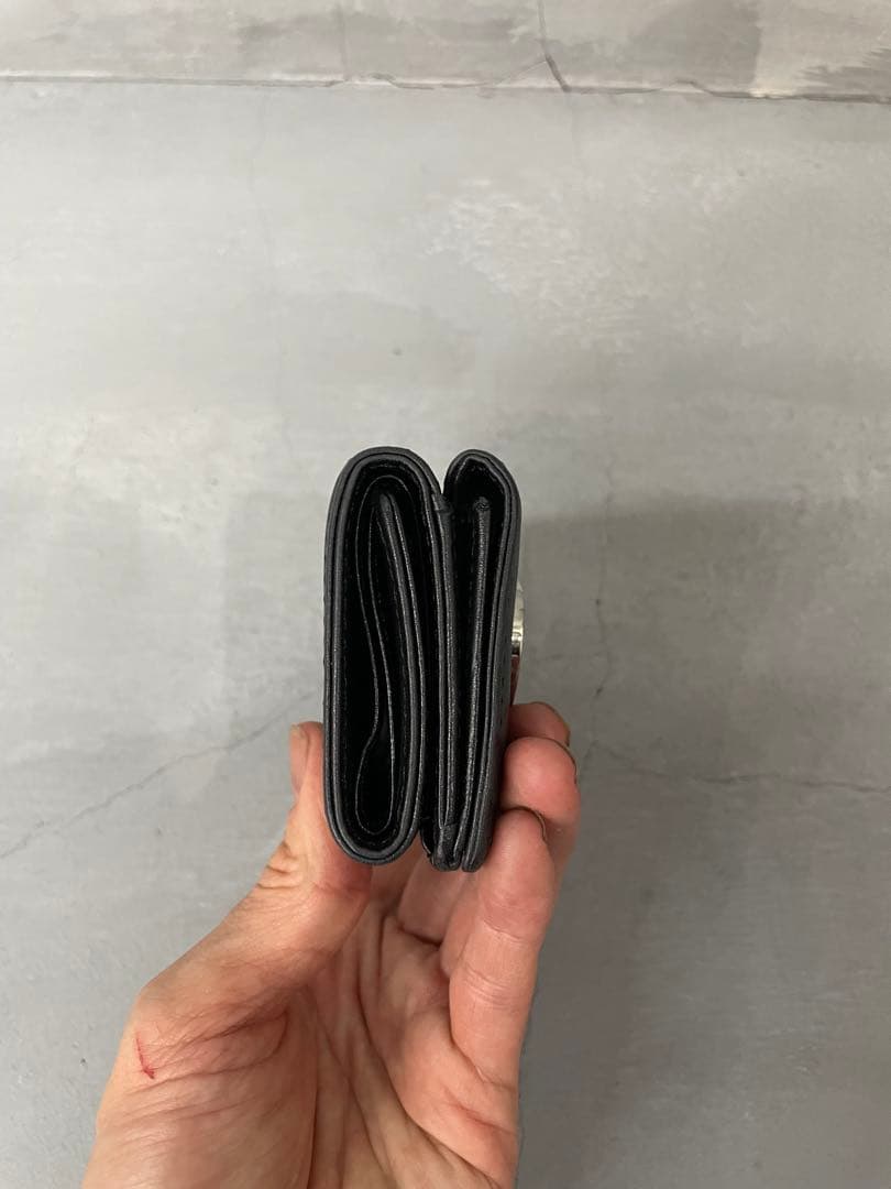 新品未使用 DIESEL レディース ラウンドDロゴ 三つ折り ミニウォレット