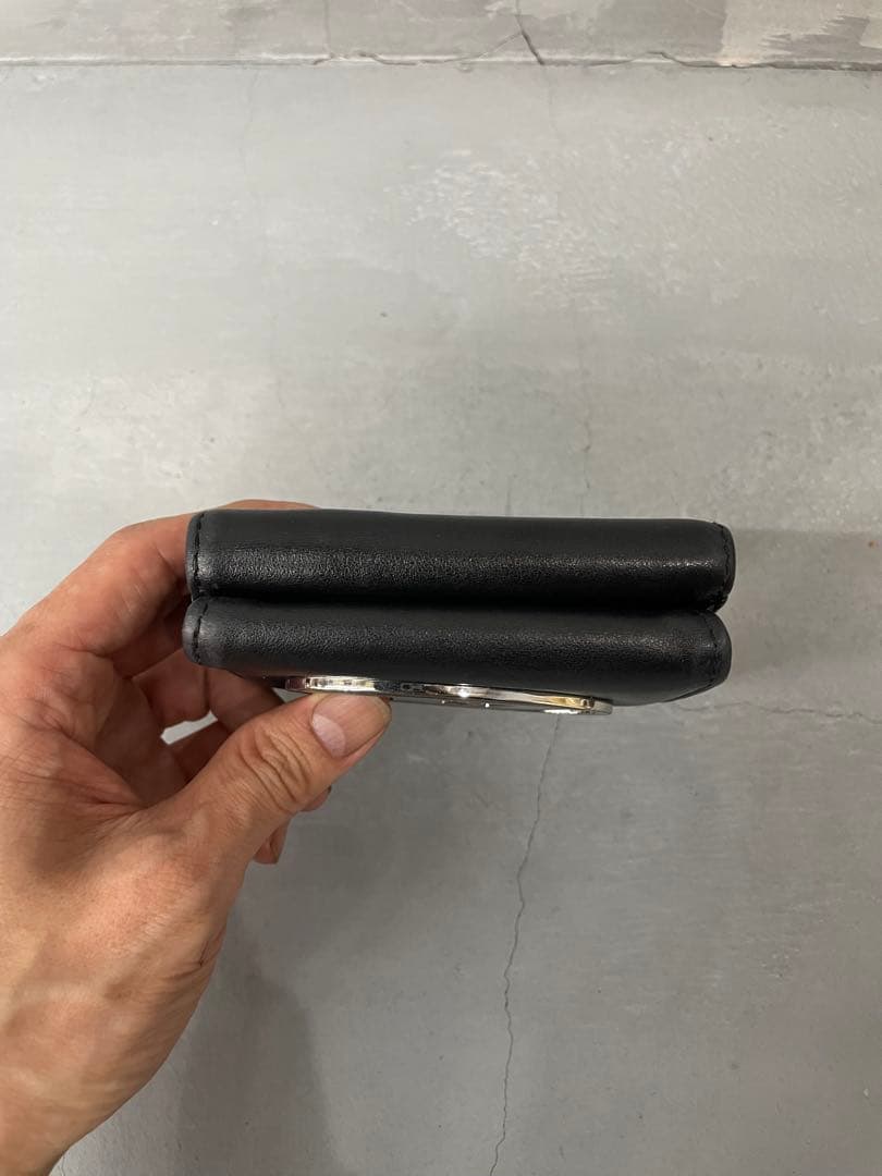 新品未使用 DIESEL レディース ラウンドDロゴ 三つ折り ミニウォレット