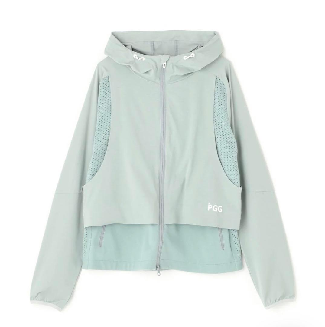 PGG◾️セットアップ◾️フルジップパーカー　スカート　アクアグリーン