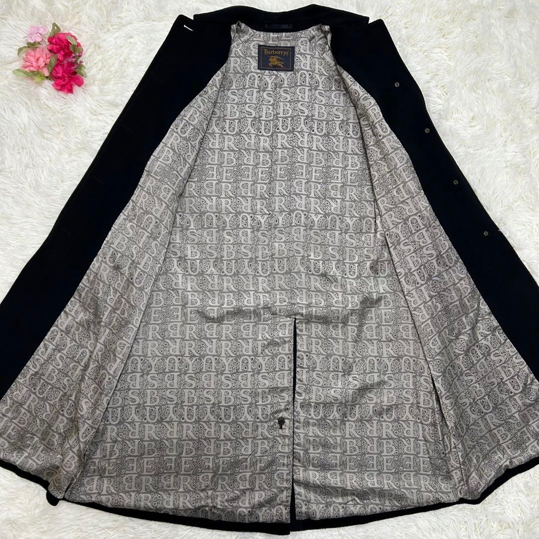 【極美品/M】バーバリー チェスターコート アウター カシミヤ70% Aライン