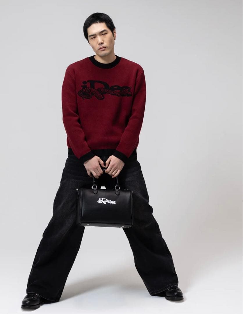 トップス iDea OUROBOROS KNIT SWEATER (Red)