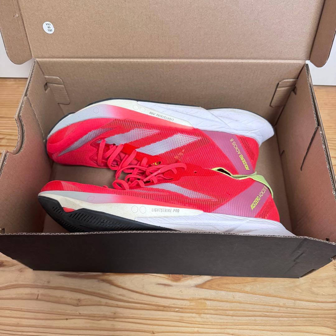 アディダス アディゼロ ジャパン8 ランニングシューズ25cm