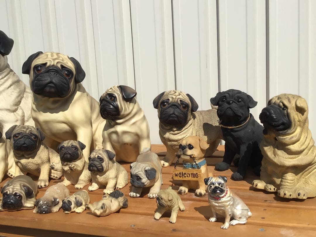 パグ愛好家必見！PUG・置物&ぬいぐるみ・30点以上まとめてセット