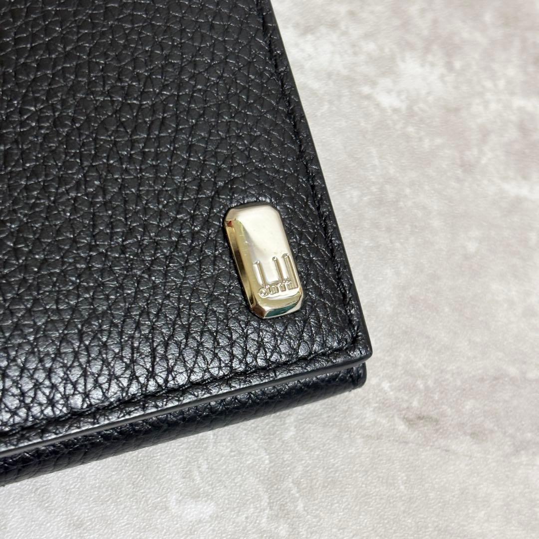 H297 美品✨Dunhill ダンヒル　長財布　レザー　ブラック　箱付き
