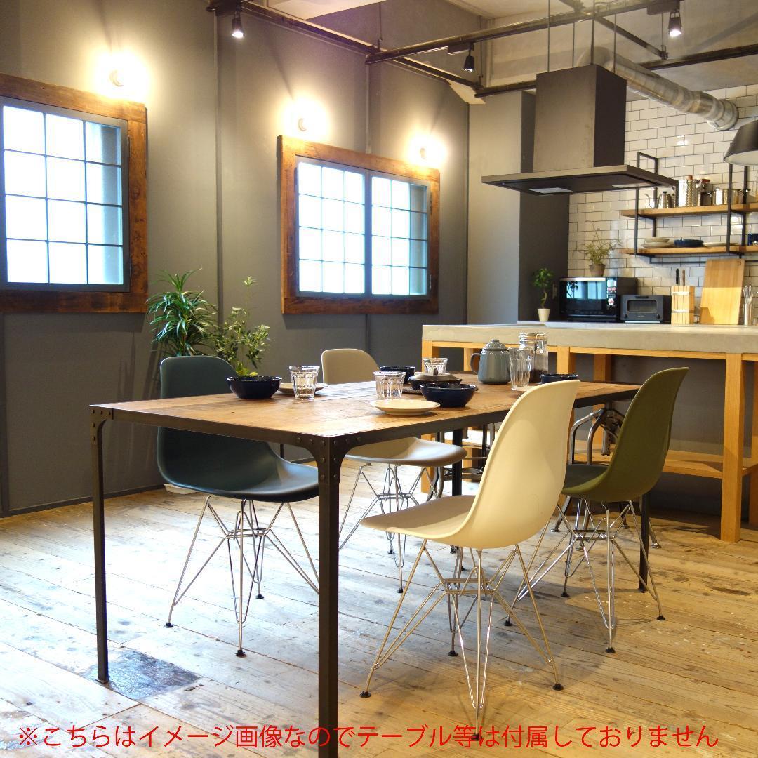 PP北海道送料込み4脚セット イームズ DSRシェルチェアー 脚/シルバー