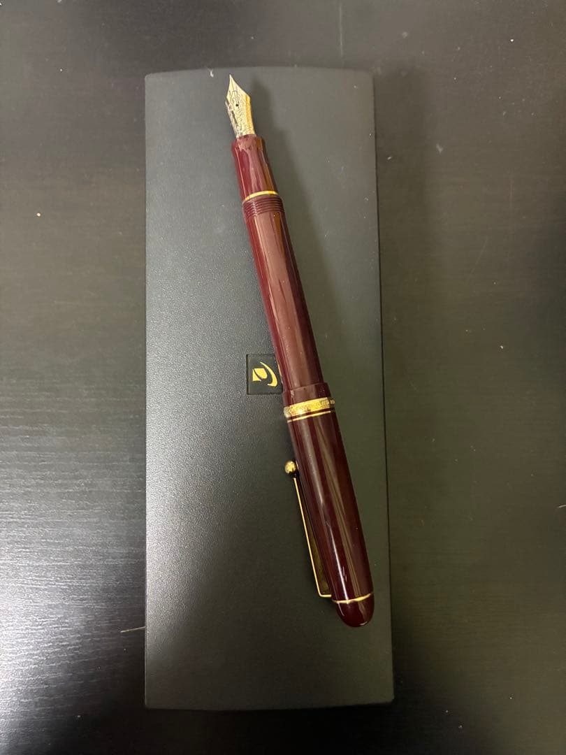 パイロット カスタム74万年筆 ディープレッド Fニブ 14K