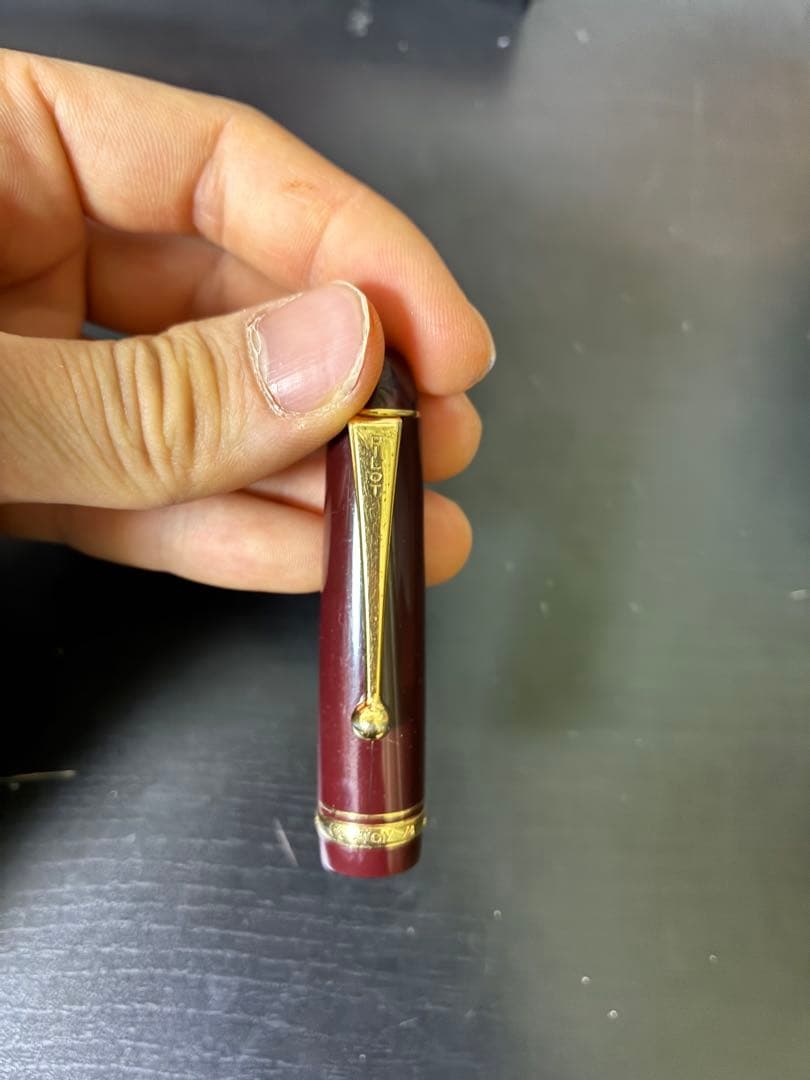 パイロット カスタム74万年筆 ディープレッド Fニブ 14K