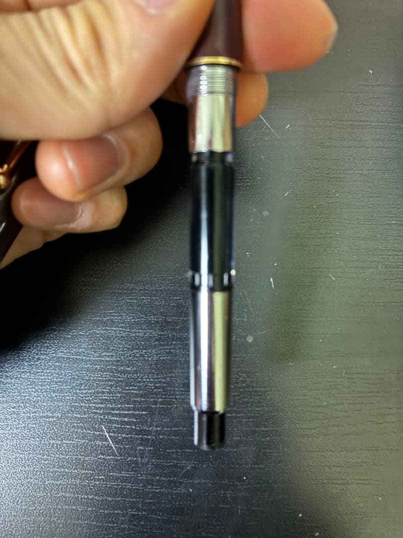 パイロット カスタム74万年筆 ディープレッド Fニブ 14K