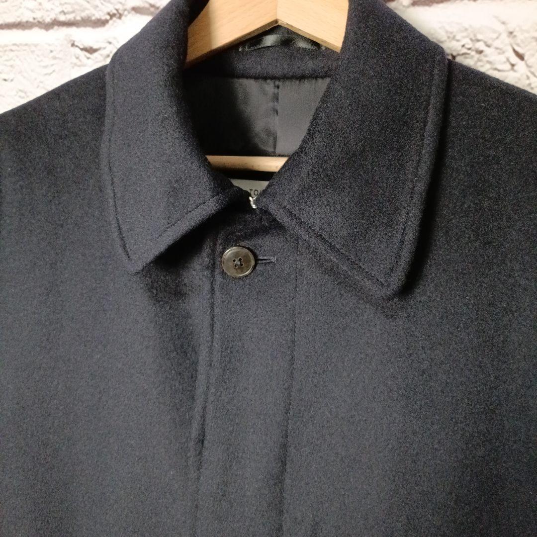 美品■TOMORROWLAND PILGRIM カシミヤ混 ステンカラーコート
