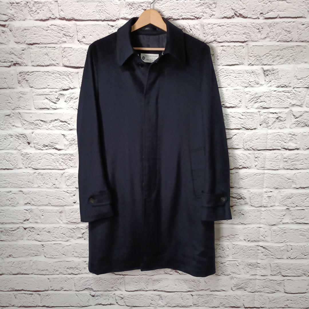 美品■TOMORROWLAND PILGRIM カシミヤ混 ステンカラーコート