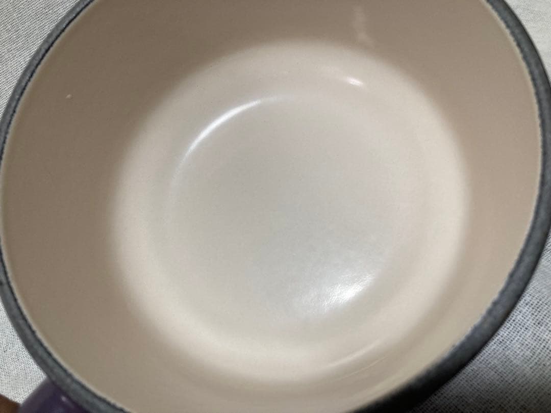 ル・クルーゼ　ソースパン　16㎝　パープル系　大変美品です