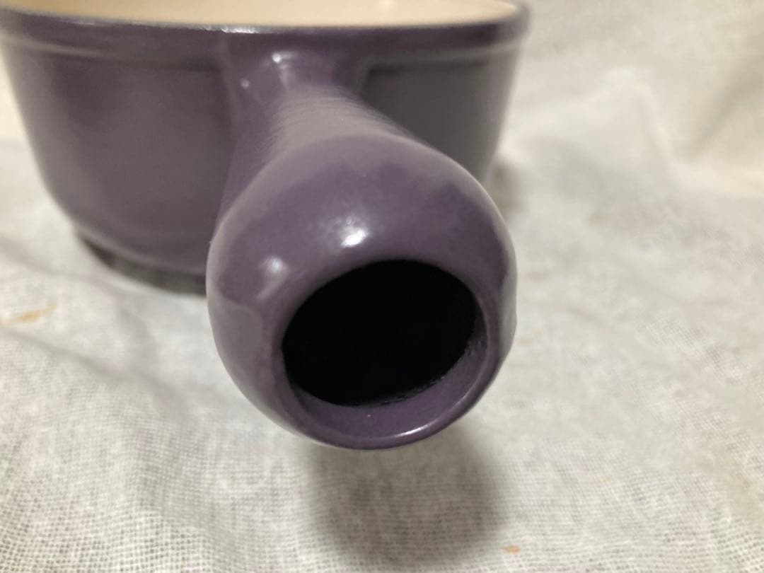 ル・クルーゼ　ソースパン　16㎝　パープル系　大変美品です