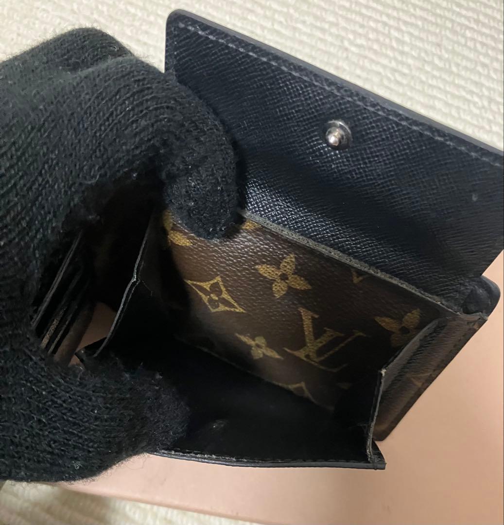 LOUIS VUITTON マカサー モノグラム 二つ折り財布
