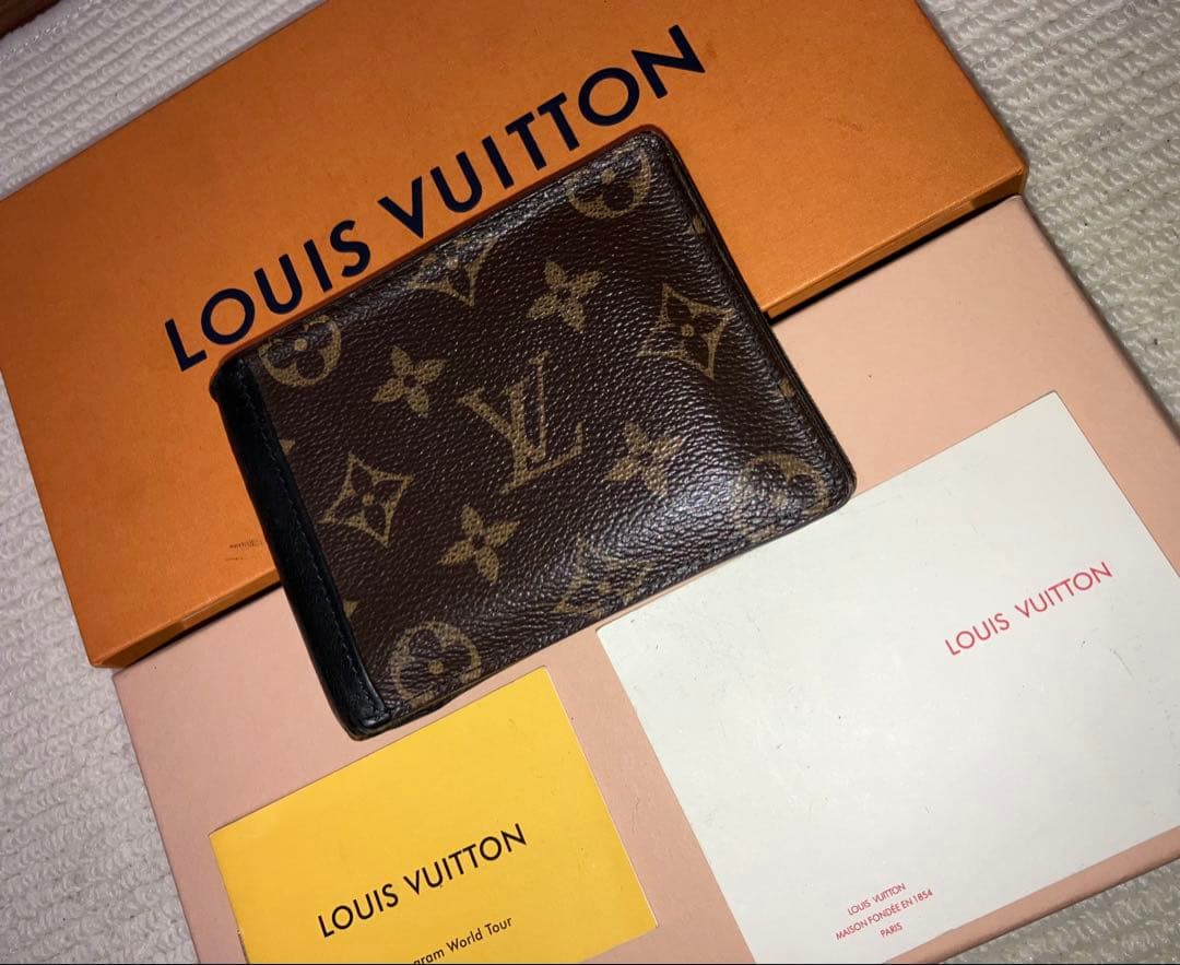 LOUIS VUITTON マカサー モノグラム 二つ折り財布