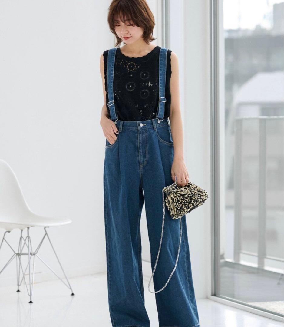 ジャーナルスタンダードレリューム　サスペンダーデニム