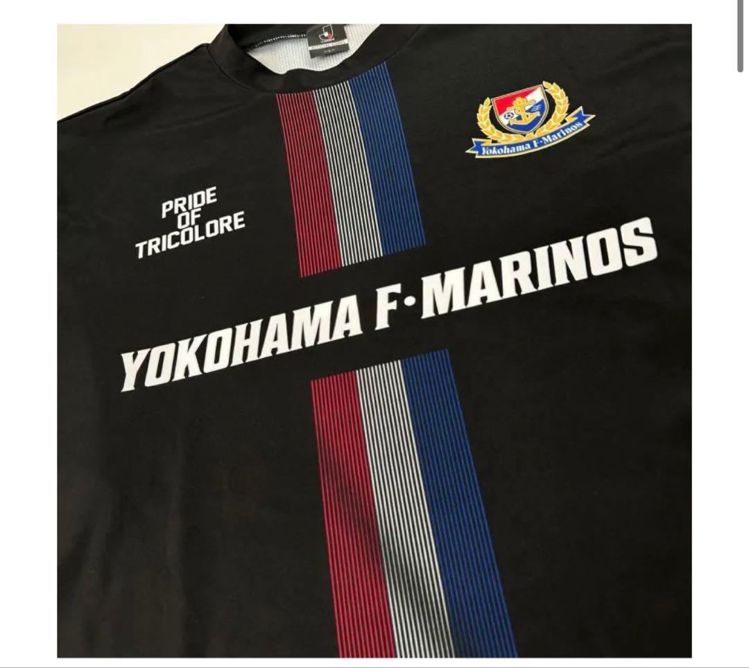 横浜F・マリノス　ロングスリーブコンフィットTシャツ　ブラック　サイズL