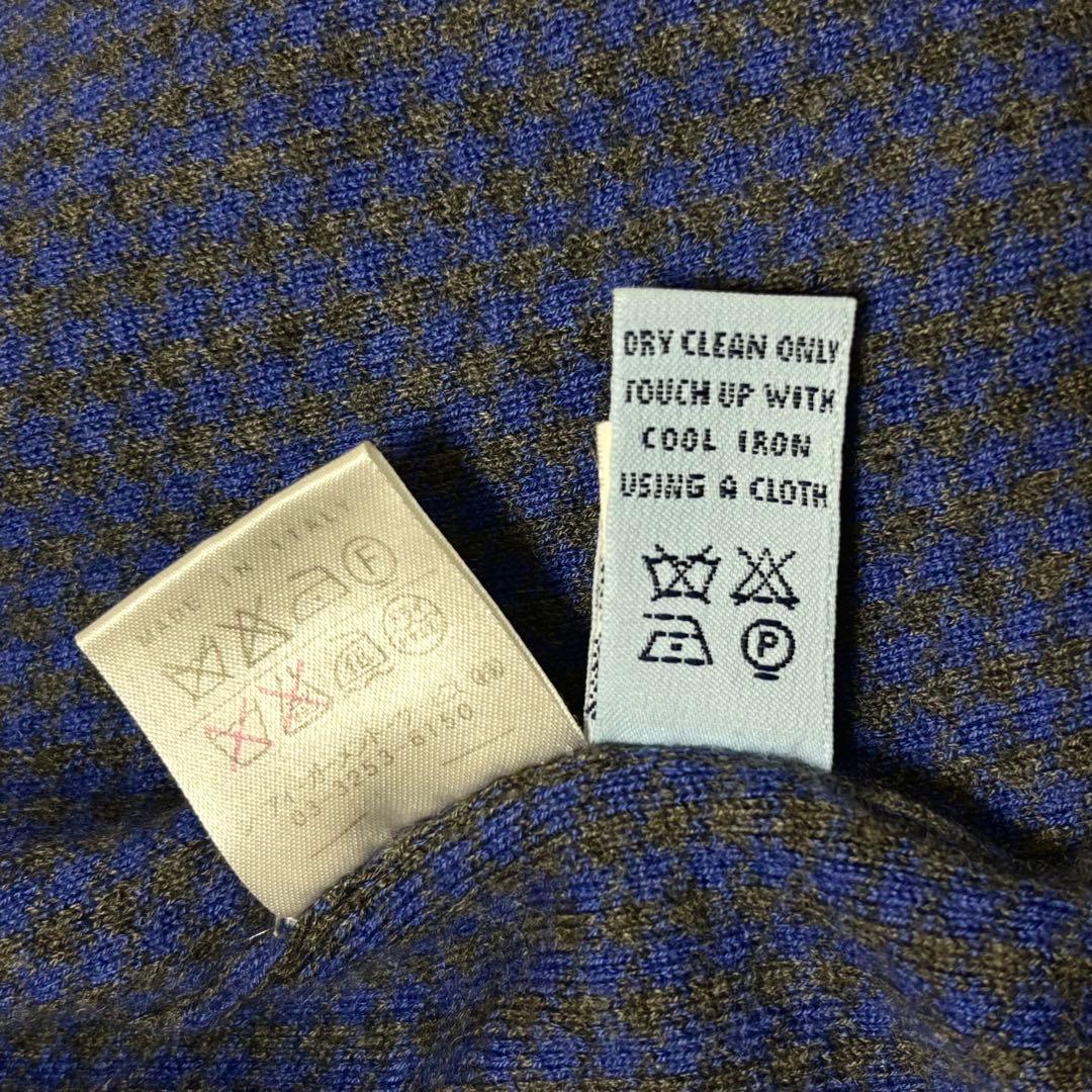 美品 malo カシミヤ100 ドライバーズ ニット カーディガン ジップ XL