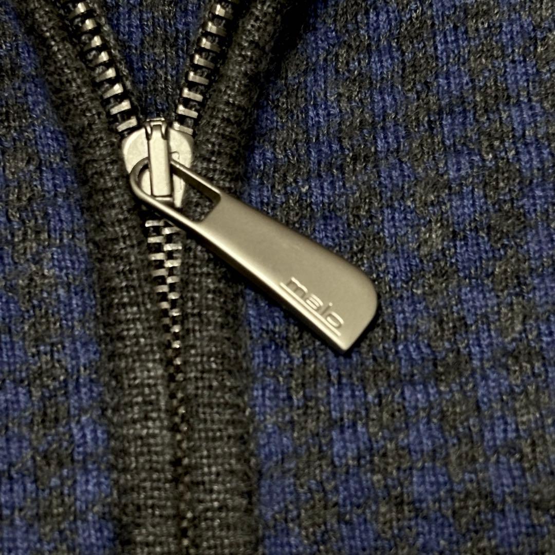 美品 malo カシミヤ100 ドライバーズ ニット カーディガン ジップ XL