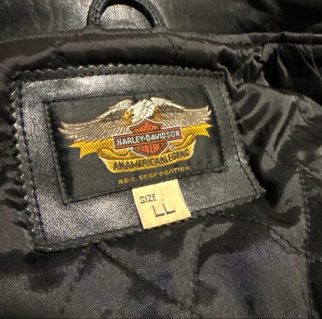 ブラックレザーライダースジャケット