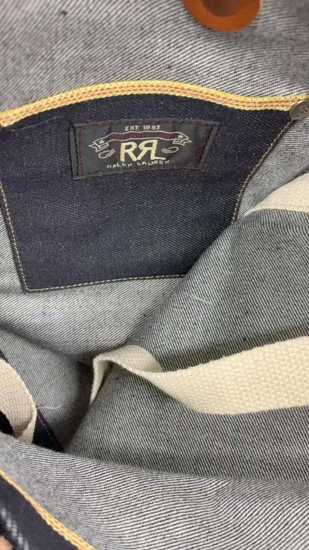 RRL アールエル デニム トートバッグ