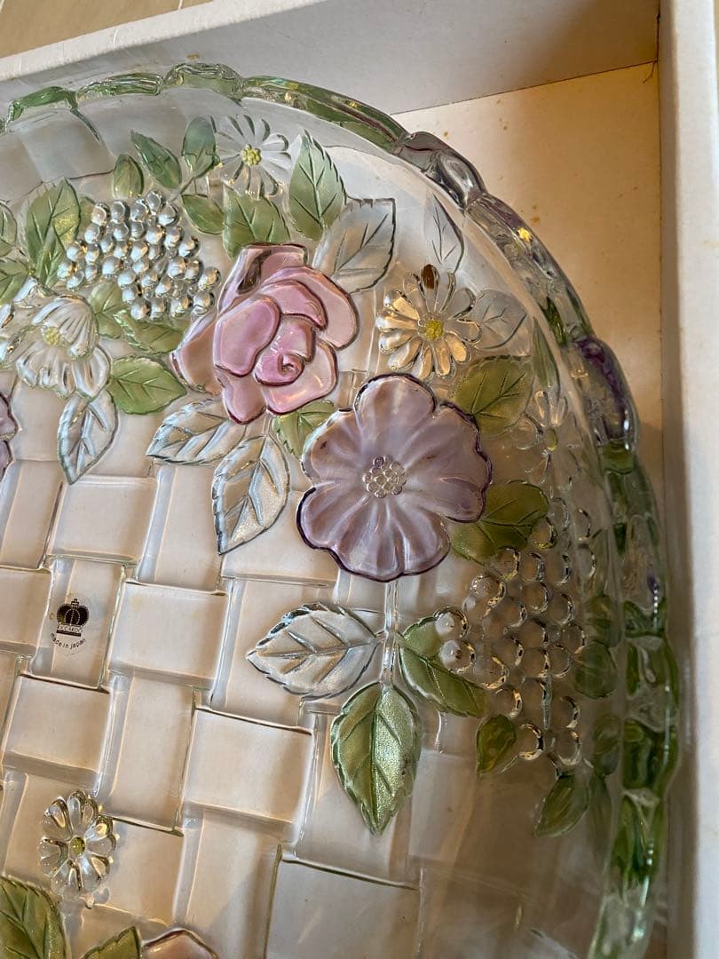 新品未使用　CONTEMPORARY COLLECTION ガラスプレート　大皿