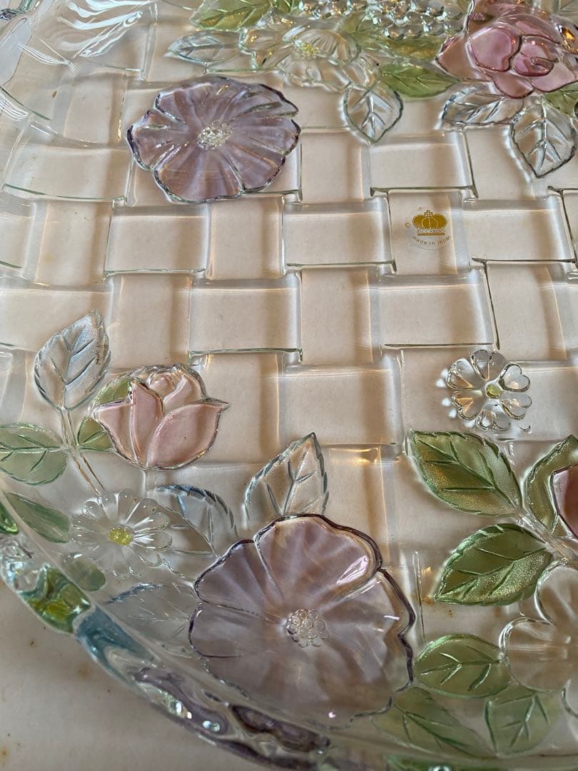 新品未使用　CONTEMPORARY COLLECTION ガラスプレート　大皿