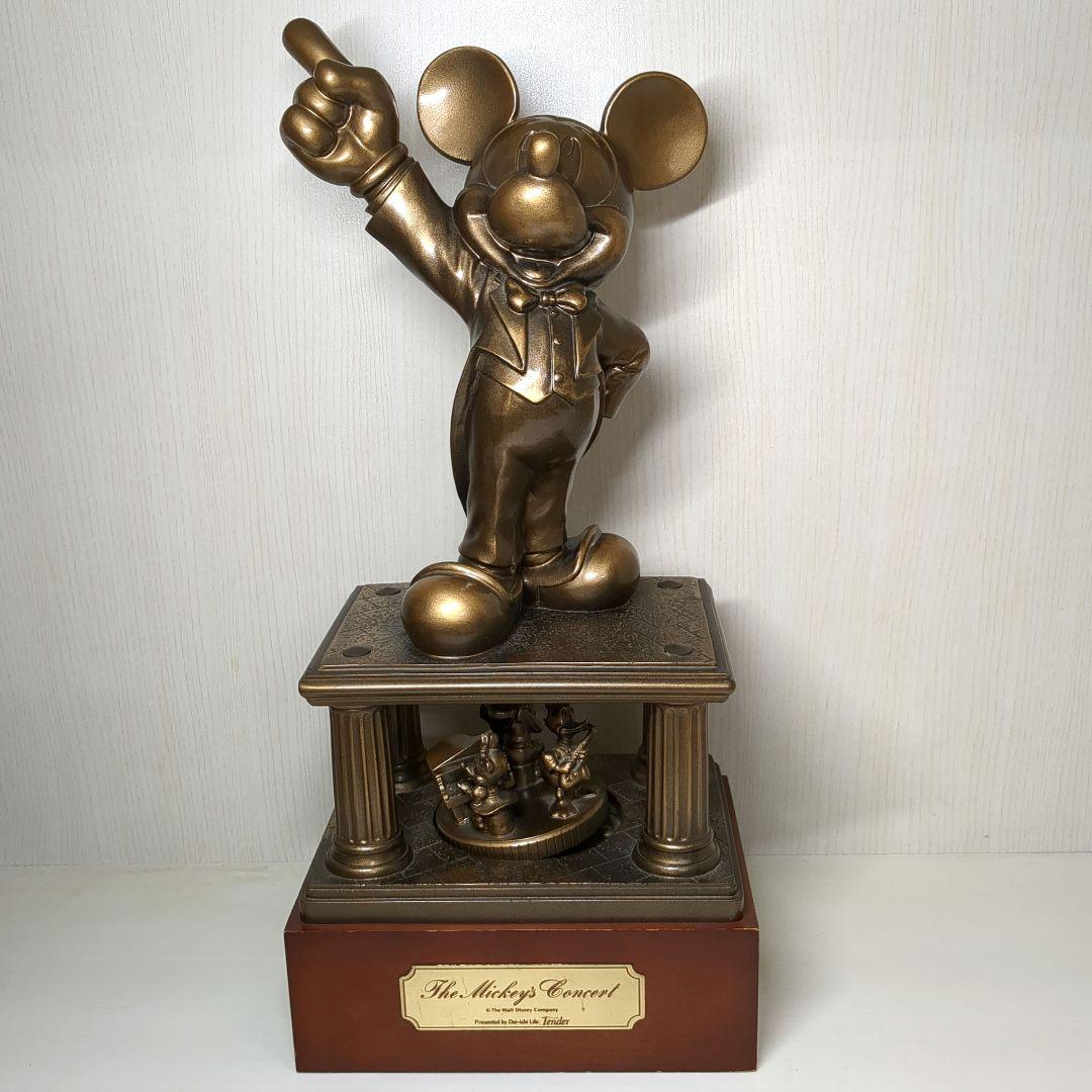ディズニー ミッキーマウス ブロンズ　オルゴール 第一生命　非売品