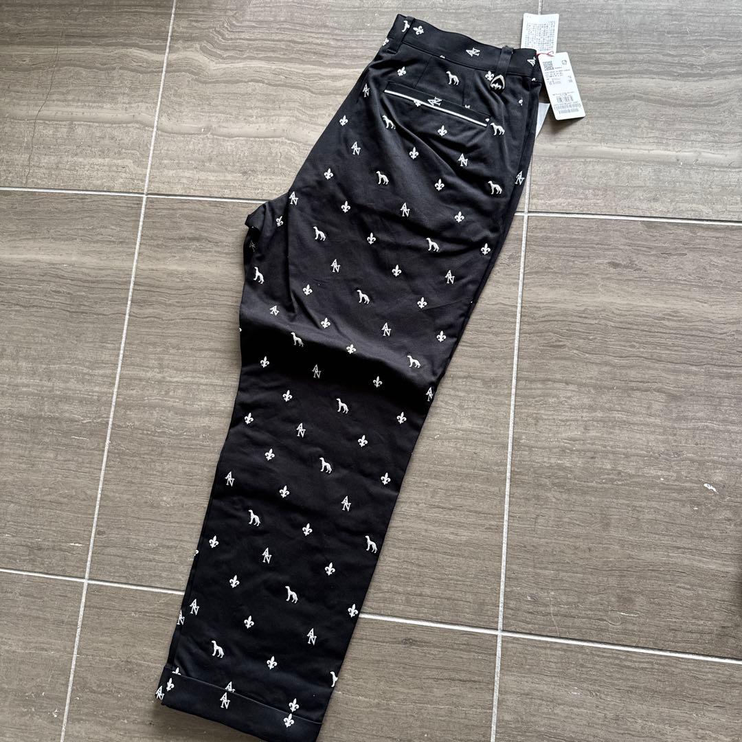 新品　adabat ゴルフ　総柄パンツ　ＸＬ　アダバット
