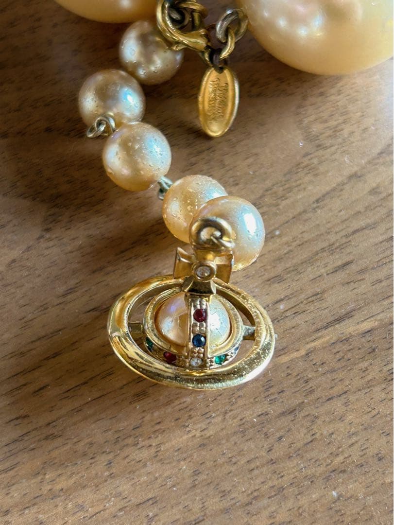 レア⭐︎Vivienne WestwoodジャイアントパールブレスレットNANA