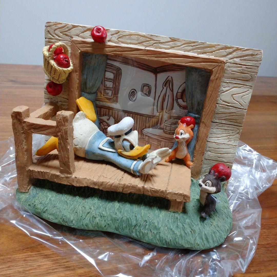 アンティーク フォトフレーム ドナルド＆ チップとデール 写真立て