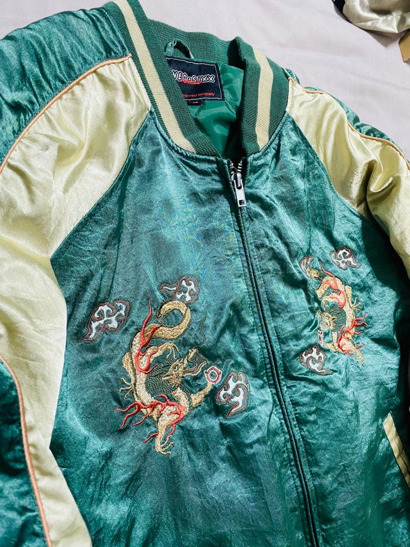 NEO-SIXX 日本限定 vintage スカジャン 龍 unisex サテン