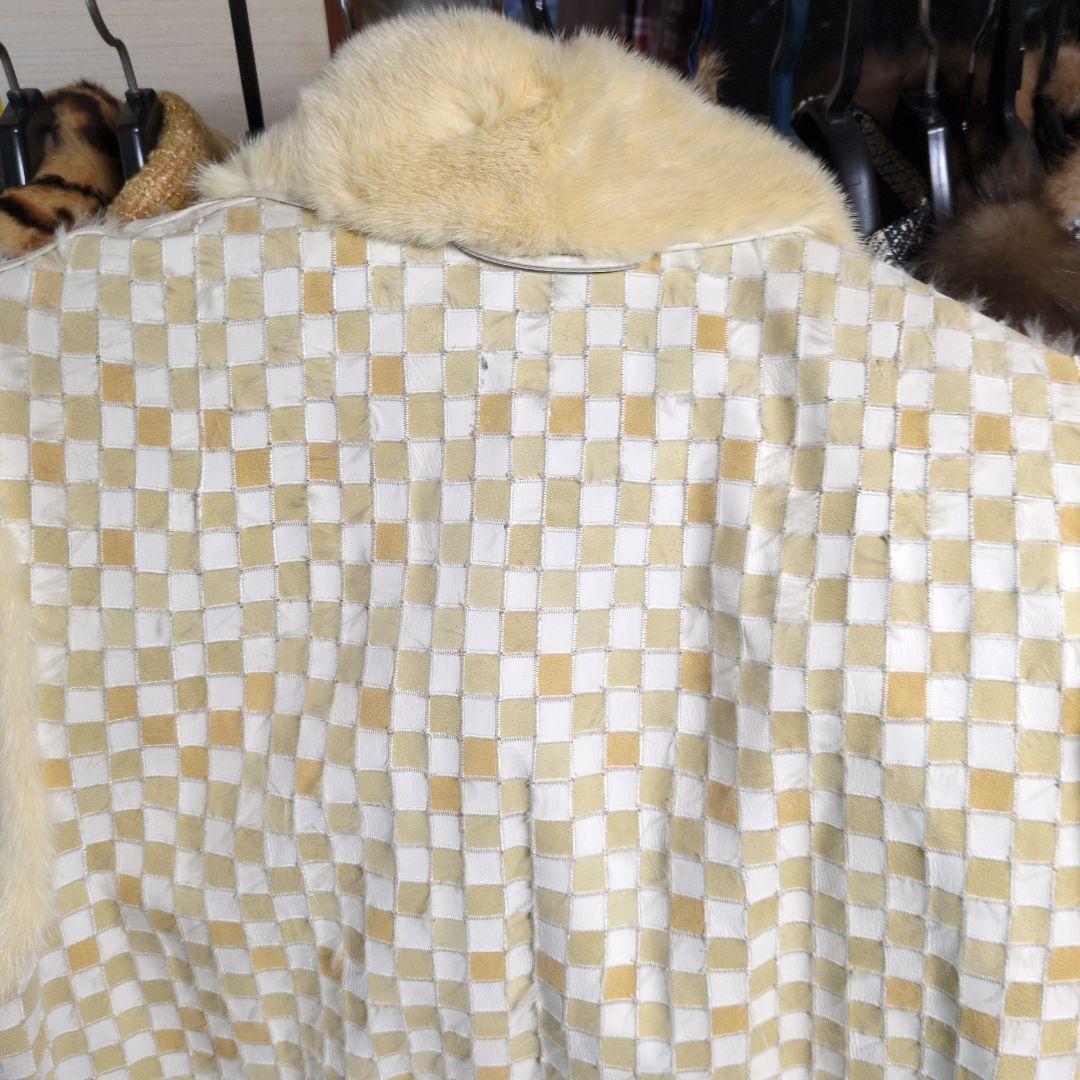 y*8様 特割！寒風にも暖かい！毛皮ノースリーブ ファーミンクコート