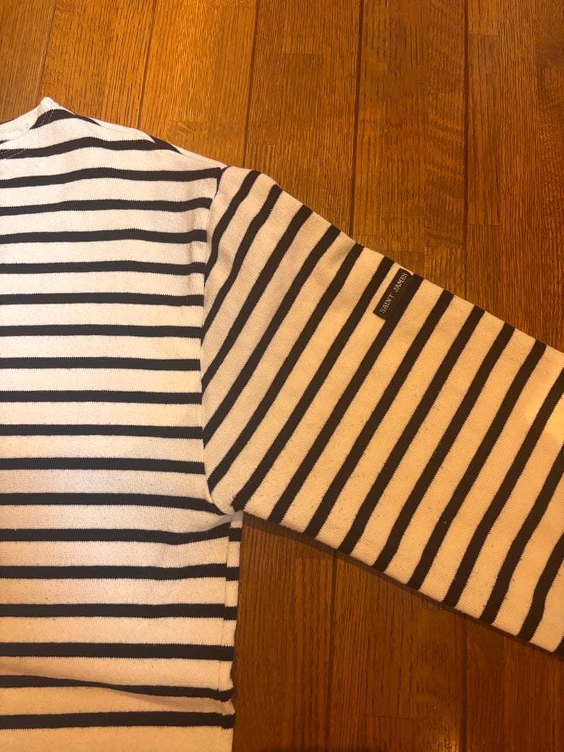 セントジェーム　白黒ボーダー　長袖カットソー　T6