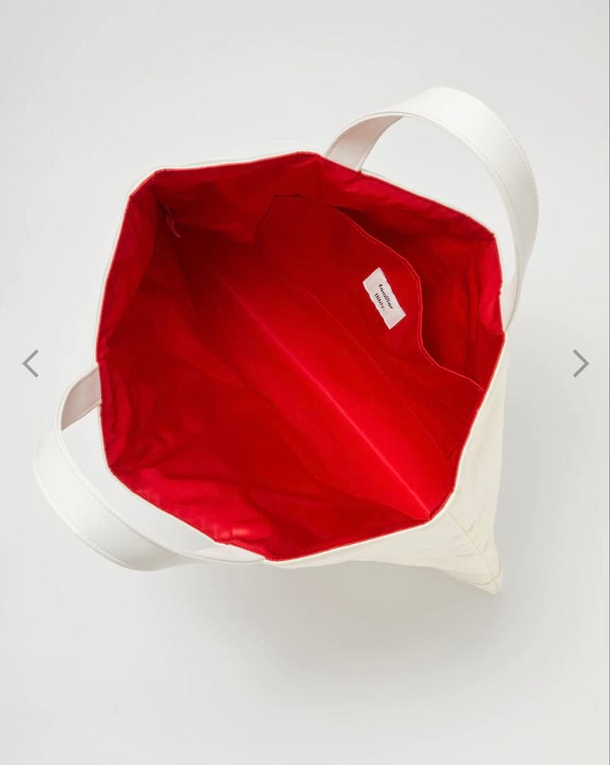 familiar Bibiy. トートバッグ(ホワイト)