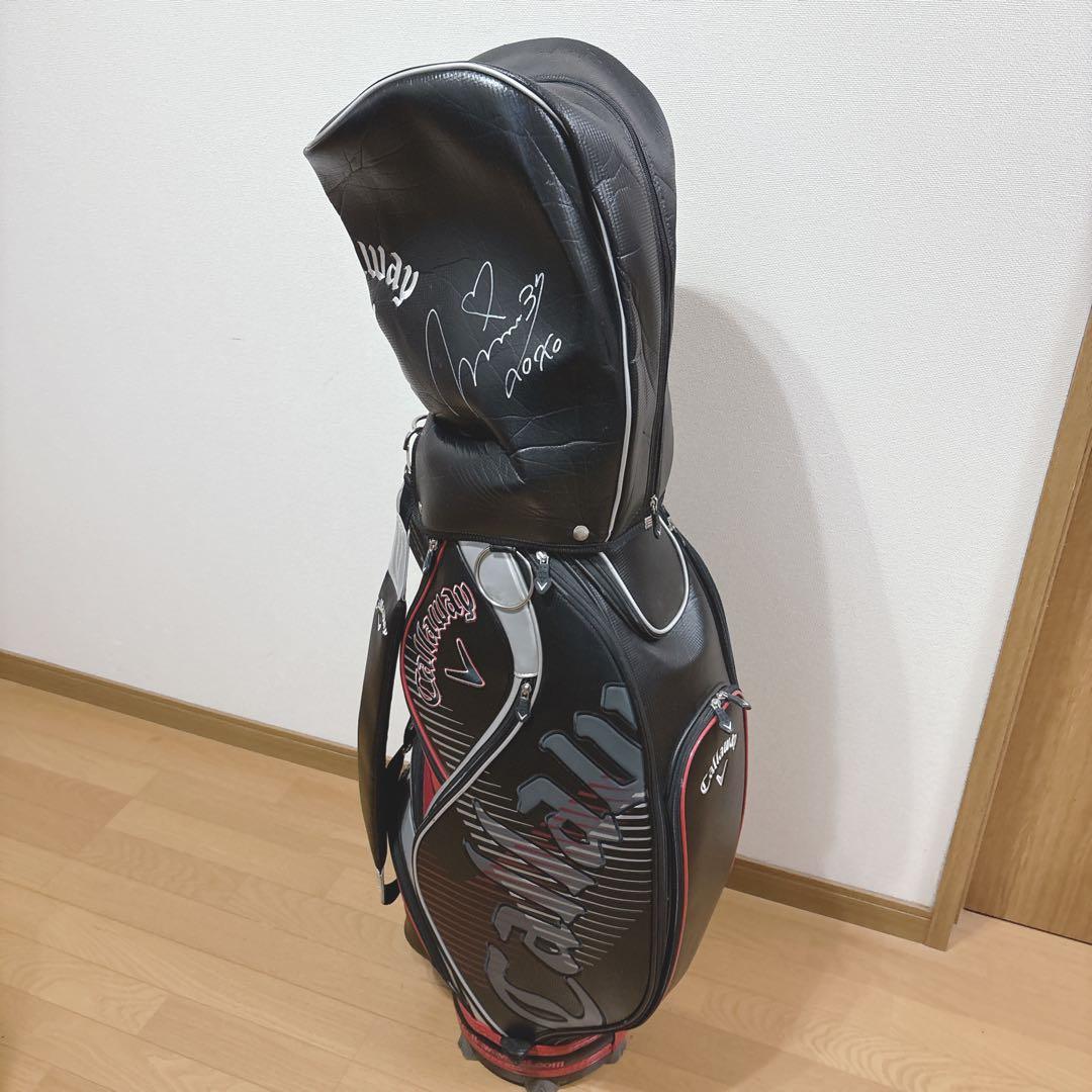 K457 Callaway ブラック キャディバッグ サインあり