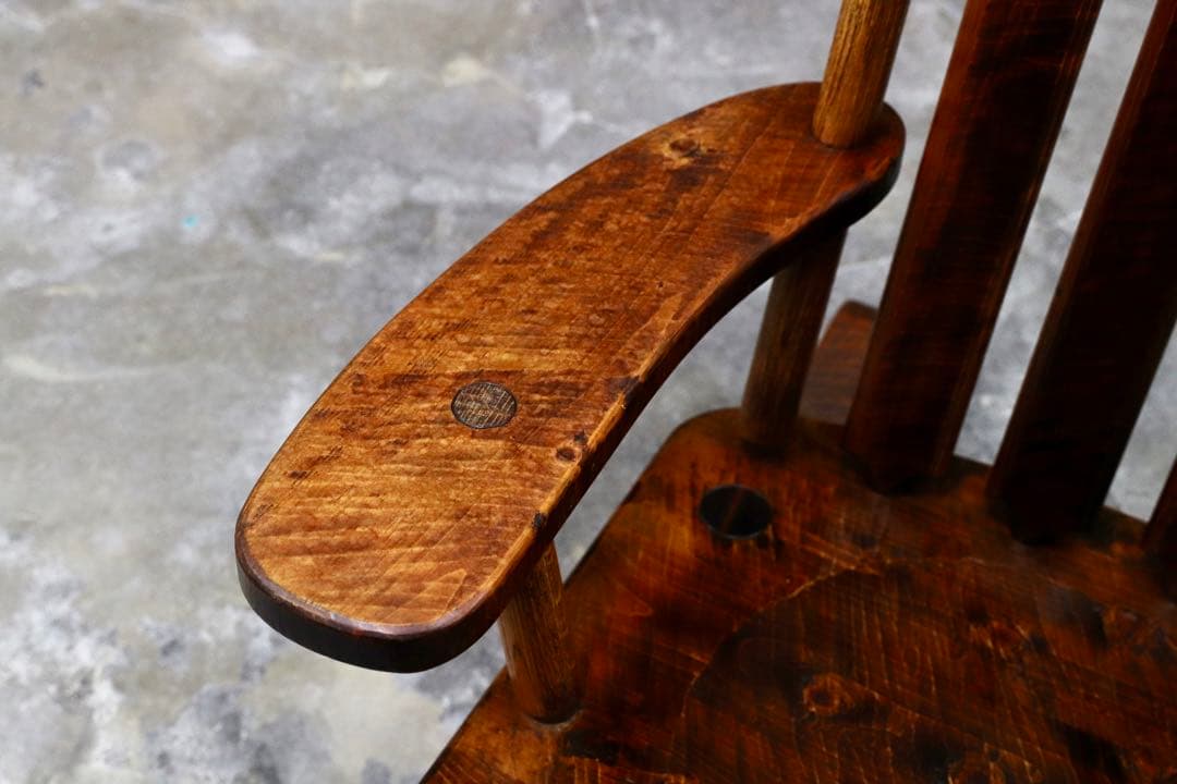 GMIK206○我楽堂 工房家具 ロッキングチェア 椅子 揺り椅子 IDC大塚家