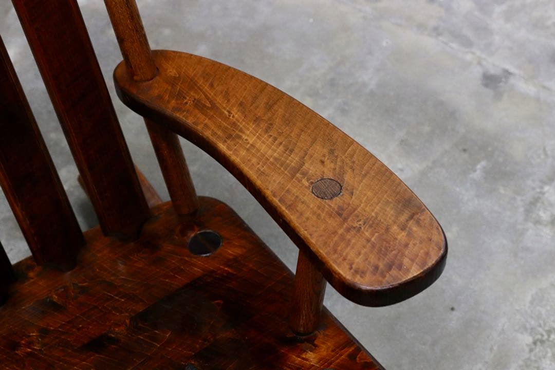 GMIK206○我楽堂 工房家具 ロッキングチェア 椅子 揺り椅子 IDC大塚家