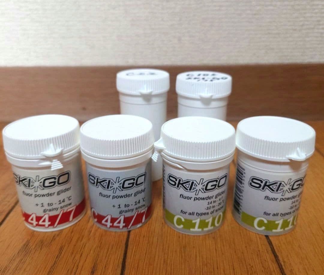 SKI GO フッ素グライダーワックス ★未使用3本＆使用1本＆オマケ2本