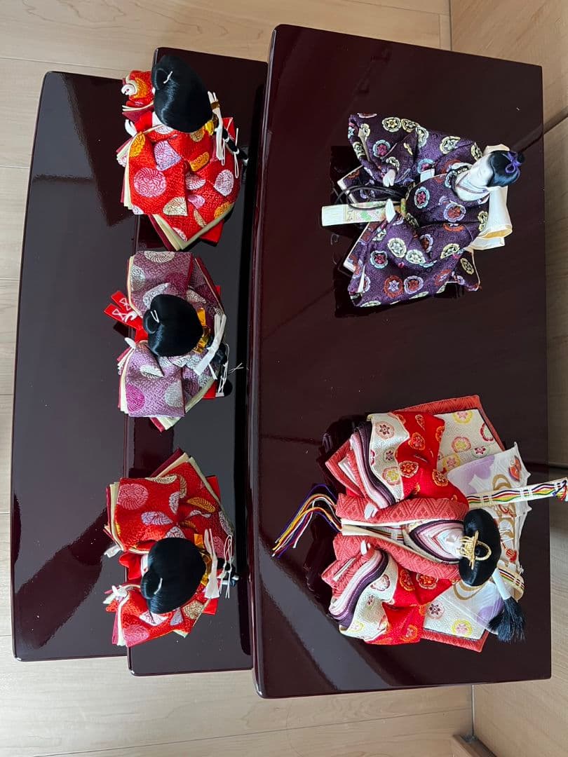 雛人形 五人飾り 3段　新品未使用