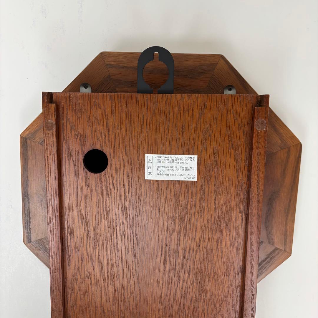 【未使用】SEIKO アンティーク調柱時計　RQ322B 昭和レトロ